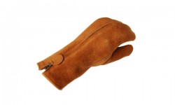 als Fausthandschuh. Er verfügt eine Innenhandverstärkung (doppeltes Leder), damit der Arbeitshandschuh nicht so schnell verschleißt, z.B. wenn Werkzeuge gehalten werden müssen.